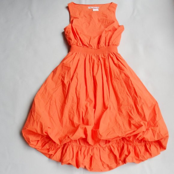 NWT$398 Trina Turk Sought After High-Low Poplin Dress A-Line Bubble Skirt sz L - Picture 7 of 16